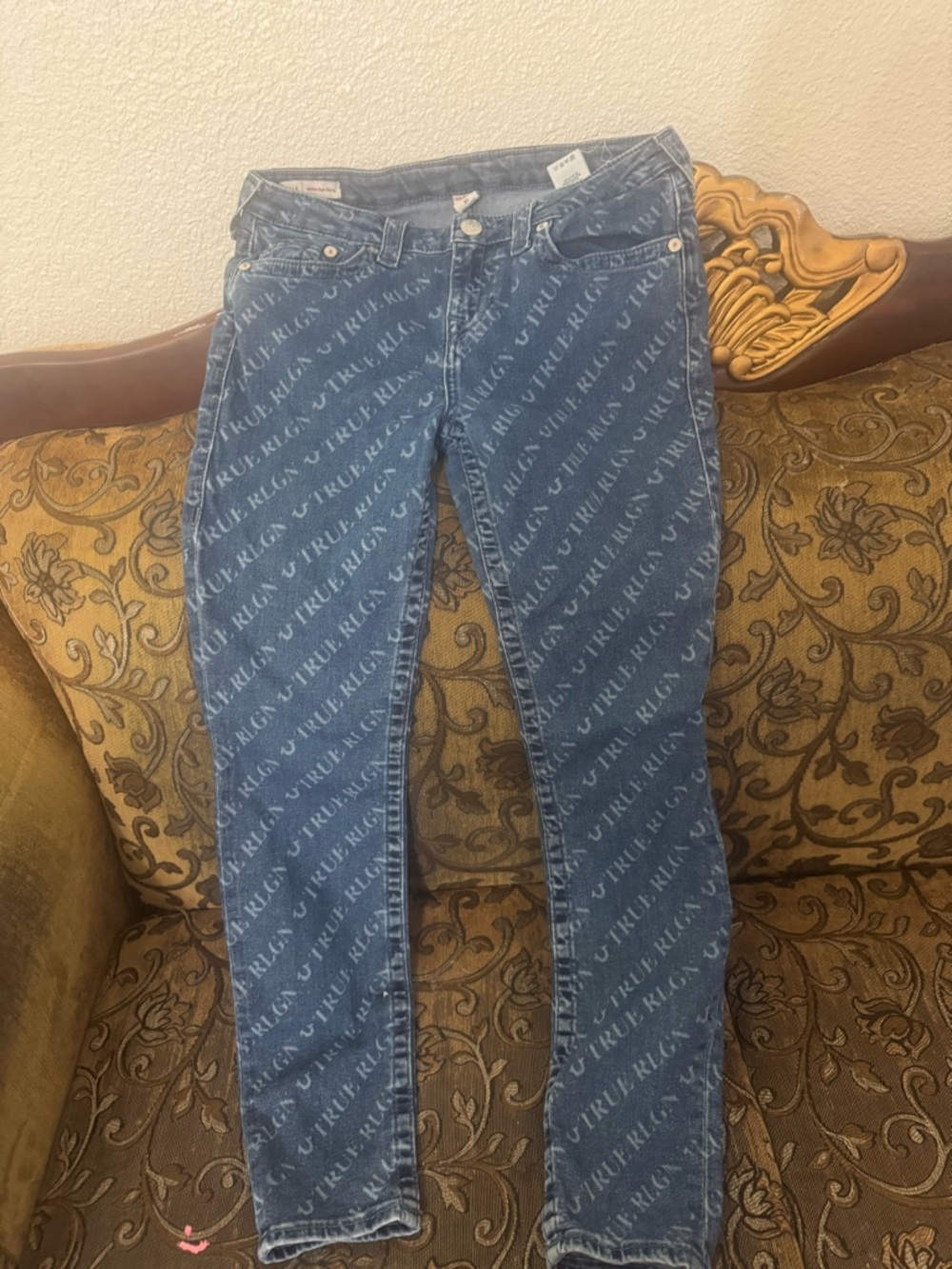 Women’s  Trues   Religion , skinny jeans, true religion logo